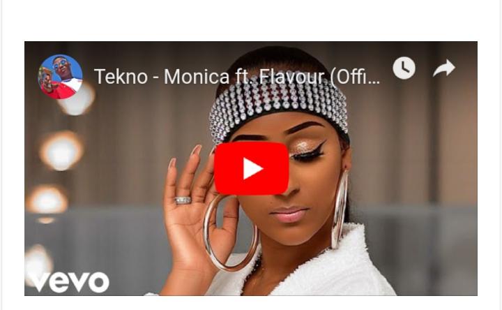 Mp4 Video | Tekno ft Flavour - Monica | Download