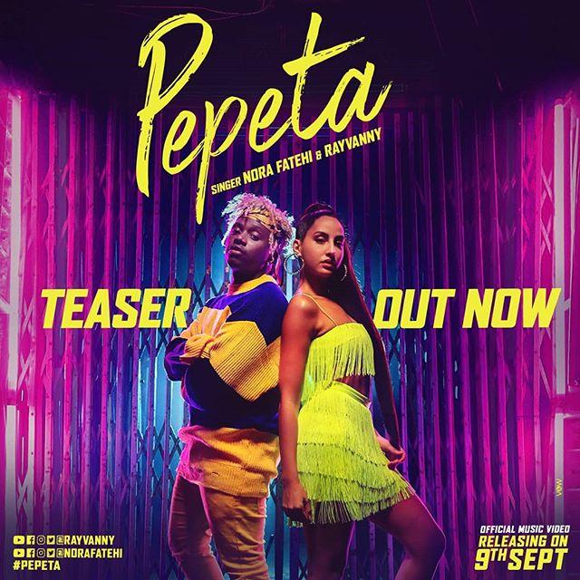 AUDIO | Nora Fatehi Ft Rayvanny - Pepeta || Mp3 Download