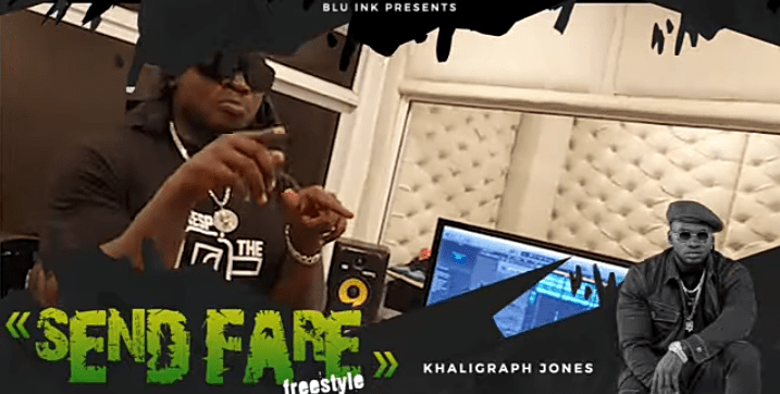 Audio || Khaligraph jones - Send fare ( Freestyle) Visulizer || Download Mp3