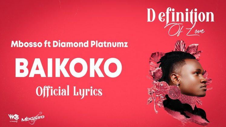 LyricsVIDEO | Mbosso Ft. Diamond Platnumz – Baikoko || Mp3 Download