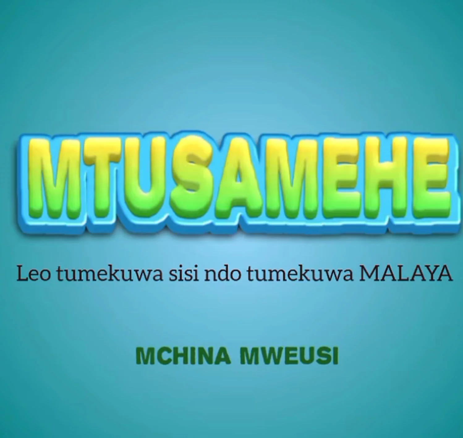 Download Audio Mp3 | Mchina Mweusi – Mtusamehe
